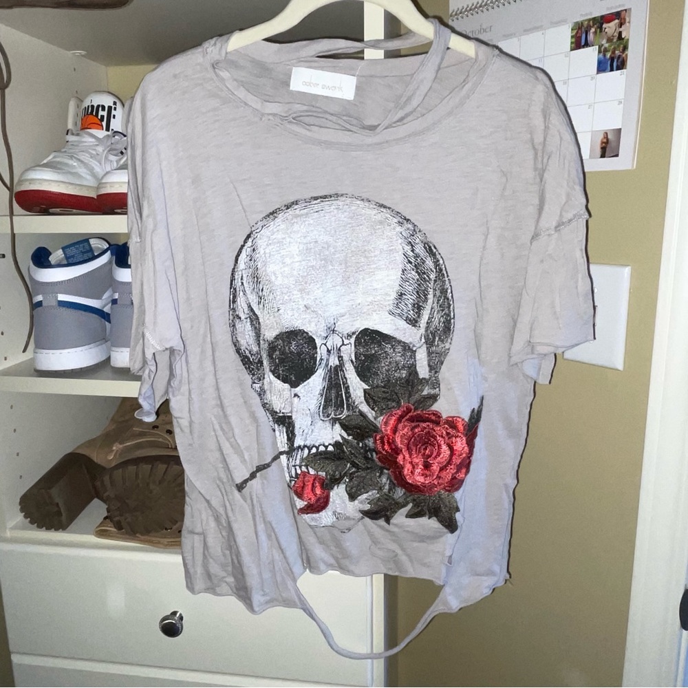 Distressed Skull Shirt